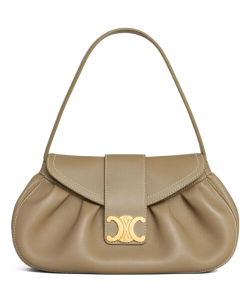 Celine Medium Polly Bag In Supple Calfskin